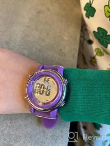 img 5 attached to ⌚ Girls' Waterproof Luminous Stopwatch Wristwatch: Stylish Wrist Watches for Active use