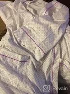 img 1 attached to Cotton Bathrobe For Women With Pockets - Soft And Cozy Sleepwear Loungewear By Keyocean review by Nikki Shen