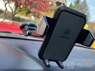 img 1 attached to VANMASS [Upgraded] Phone Holder Car [Anti-Slip Soft Silicone & Powerful Suction] Dashboard Windshield Universal GPS Vehicle Mount, Compatible With IPhone 14 13 12 11 Pro Max &Truck/SUV/Jeep (Pink) review by Nikki Castro