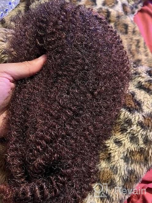 img 1 attached to 9 Packs Of 24Inch Pre-Separated Springy Afro Twist Hair In Natural Black - Synthetic Hair Extensions For Braiding And Black Women, #1B Spring Twist Hairstyle review by John Bosch