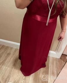 img 6 attached to Stunning Plus-Size Double V-Neck Maxi Dress For Formal Events - Ever-Pretty 09890