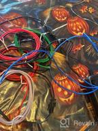 img 1 attached to ZITRADES El Wire Kit- Electroluminescent Portable Lights For Festive Decoration -Perfect For Christmas, Halloween And DIY Parties- Blue review by Joshua Follansbee