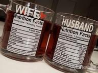 img 1 attached to Couple Up With This Funny And Sarcastic His And Hers Set - Husband And Wife Nutrition Facts Coffee Mugs Perfect For Anniversaries And Weddings! review by Dave Calabro