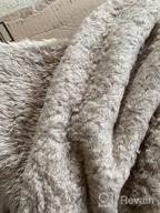 img 1 attached to 50X60 Pink Hot Sherpa Throw Blanket - Soft Fluffy Fleece For Couch Sofa | PAVILIA Plush Shaggy Microfiber Blanket, Cozy & Warm. review by John Talcott