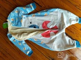 img 6 attached to Winter Sleepwear For Toddlers: MICHLEY Baby Sleeping Bag With Feet And Long Sleeves, Duck Design, Suitable For 5-6 Year Old Boys And Girls