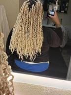 img 1 attached to 7 Packs 350# 18 Inch Water Wave Synthetic Braids For Passion Twist Crochet Hair Extensions - Goddess Locs Bohemian Curl review by Quvarious Evans