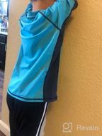 img 1 attached to 👕 Protective and Stylish: ZALAXY Boys' Short Sleeve Rashguard UPF 50+ Swim Shirt for Kids' Sun Protection and Swimwear review by Joe Roberts