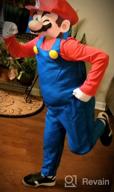 img 1 attached to Get Ready For Adventure With Our Mario Deluxe Child Boy Costume review by Shawn Lamp