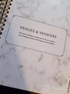 img 1 attached to The Ultimate Wedding Planner: Undated Diary & Organizer With Hard Cover, Online Support, And Handy Pockets! review by Matthew Peterson