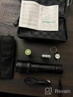 img 1 attached to KEPEAK Flashlight High Lumens Rechargeable, 10000 Lumens LED Flash Light, Tactical Handheld Flashlights Super Bright, Zoomable, 5 Modes & Mode Memory, Water Resistant For Emergency Camping Hiking review by Floe Rankin