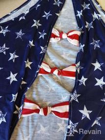 img 7 attached to Women Spaghetti Halter Bowknot Tanks Top Summer Sleeveless Print Racerback Tank Vest