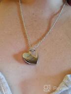 img 1 attached to Stylish & Durable: Girls' Waterproof Cremation Necklace - Stainless Steel Keepsake Jewelry review by Tabitha Anderson