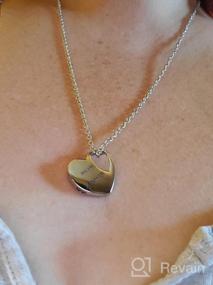 img 5 attached to Stylish & Durable: Girls' Waterproof Cremation Necklace - Stainless Steel Keepsake Jewelry