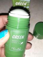 img 1 attached to Green Tea Mask Stick For Deep Pore Cleansing And Blackhead Removal With Extracts, Moisturizing And Purifying Effects For All Skin Types - Pack Of 2 For Men And Women review by Jason Holt