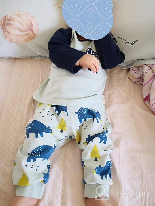 img 1 attached to Stylish & Comfortable Cotton Pajama Set For Baby Boys & Girls | Pureborn Sleepwear Loungewear PJs review by Obhed Mac