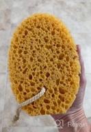 img 1 attached to Large Foam Bath Sponges For Shower - Exfoliating Body Sponge With Soft Texture - Pack Of 2 MainBasics Loofah Sponges review by Larry Blanco