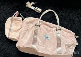 img 6 attached to Путешествуйте стильно с сумкой LOVEVOOK Weekender Bag: универсальная и шикарная сумка для женщин