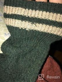 img 5 attached to Винтажные зимние теплые носки для женщин и девочек - 5 шт. в упаковке новинок