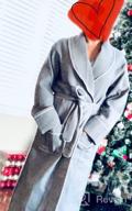 img 1 attached to Hooded Lightweight Cotton Waffle Robe With Piping - Ultra Soft Spa Sleepwear In Full Length - Waffle Weave Bathrobe For Men review by Matthew Flores