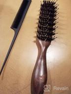 img 1 attached to BESTOOL Vented Hair Brush With Dual-Bristles For Women And Men - Great For Drying, Styling, Detangling Curly Long Thick Wet Or Dry Hair review by Lamar Marshall