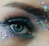 img 1 attached to Unleash Your Inner Unicorn With KARIZMA'S Chunky Holographic Glitter Set - Perfect For Festivals, Raves And Makeup Artistry! review by Tim Jolivette