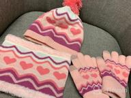 img 1 attached to 🧣 Stay Warm and Connected with Striped Boys' Winter Beanie Touchscreen Gloves - Essential Cold Weather Accessories review by Jon Robertson