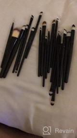 img 6 attached to Enhance Your Beauty Routine With UNIMEIX 20-Piece Pro Makeup Brush Set In Black
