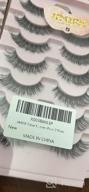 img 1 attached to D Curl Cat-Eye Faux Mink Eyelashes Wispy Thin Russian Strip 15MM 3D Natural Look 7 Pairs Pack JIMIRE review by Dan Kedzior