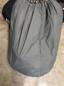 img 5 attached to Сумка Emmzoe Premium Car Seat Airport Check Bag - прочный нейлон, складная сумка и ручной/плечевой ремень (серый)