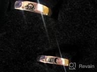 картинка 1 прикреплена к отзыву Бейдодо Серебряные кольца солнца и луны с гравировкой I Love You Персонализированные парные свадебные обручальные кольца - Регулируемые совпадающие кольца от Anthony Shepherd