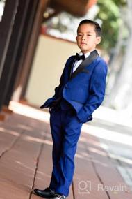 img 6 attached to Paisley of London Porter Slim Fit Tuxedo Set 👔 for Boys in X-Large Size - Perfect for Formal Occasions