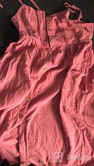 img 1 attached to 👗 Mumetaz Matching Outfits Sundresses for Girls' Clothing review by Juana Hynes