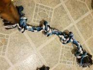 img 1 attached to Puppy Chew Toys Set of 8 – ZOUTOG Dog Rope Toys for Aggressive Chewers | Safe Material for Small/Medium/Large Dog Pets | Playtime & Teeth Cleaning review by Jeffrey Dunn