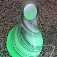 img 1 attached to Immerse Yourself In Aromatherapy Bliss With 120Ml Glass Diffuser; Ultrasonic Mist Humidifier With Timer Settings And Color Changing Lights In Blue For Ultimate Home Office And Bedroom Relaxation. review by Ryan Reed