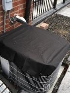 img 1 attached to Heavy Duty AC Defender Cover For Outside Units - Universal Fit, Gulrear Air Conditioner Covers With Bungee Hooks. review by Matt Buchanan