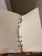 img 1 attached to A6 Refillable Leather Journal: Vintage Handmade Writing Notebook For Men & Women - Brown review by Flex Morgan