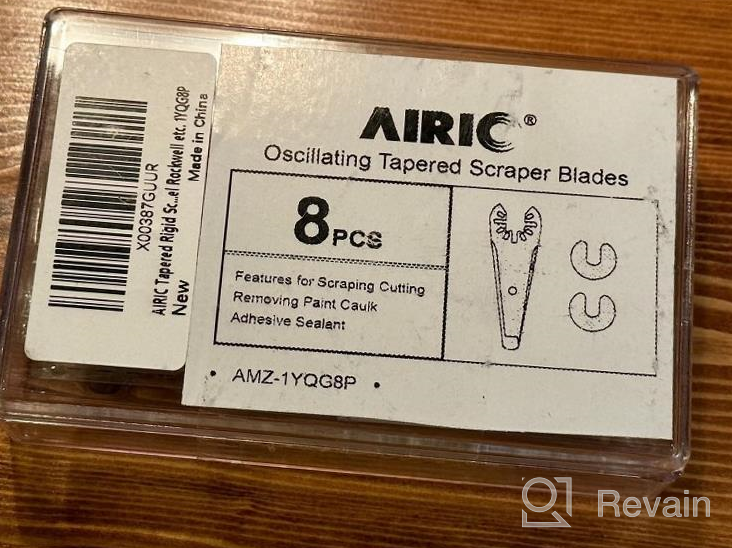 img 1 attached to AIRIC Universal Rigid Oscillating Multitool Blades 4Pcs Set, Compatible With Dewalt Fein Multimaster Porter Cable Black&Decker Bosch Dremel Rockwell Etc. 1QG14 review by Gavin Dunne