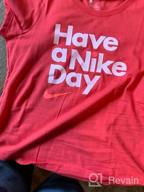 img 1 attached to Stay Stylish with the NIKE Sportswear Girls' Have a Nike Day Scoop Tee review by Cassie Young