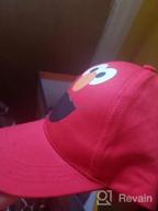 img 1 attached to 🧢 Sesame Street Cotton Baseball Cap for Toddlers – Elmo, Cookie Monster, Big Bird, Oscar The Grouch review by Julian Locklear