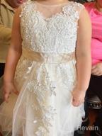 img 1 attached to Junior Bridesmaid Girls' 👗 Clothing and Dresses: Miami Wedding Flower review by Don Taniguchi