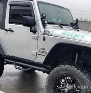 img 1 attached to Auxbeam 50 Inch LED Light Bar Mounts A-Pillar Front Windshield Mounting Brackets 2PCS Compatible With 2018 2019 2020 2021 Jeep Wrangler JL Jeep Gladiator JT review by Matt Vanlaere