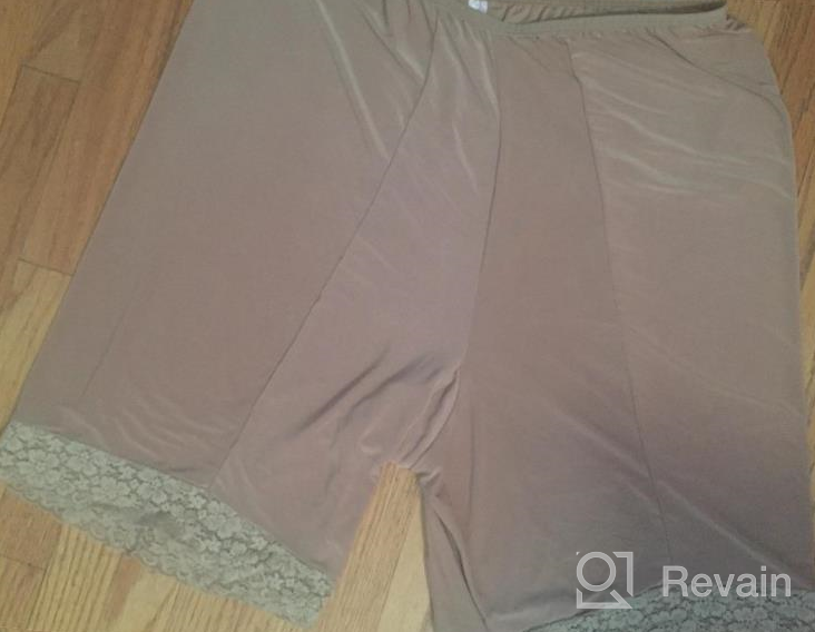 img 1 attached to Stay-Put Full Coverage Slip Shorts For Women: Say Goodbye To Thigh Chafing With Undersummers (Sizes Small To Plus 5X) review by Darren Anderson