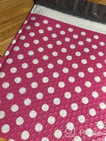 img 6 attached to 25 Pack 8.5X12 Inch Fuxury Kraft Bubble Mailers, Strong Adhesion Padded Envelopes #2 Self Seal Bubble Envelope, Pink Polka Dot Book Mailer Packaging For Small Business.