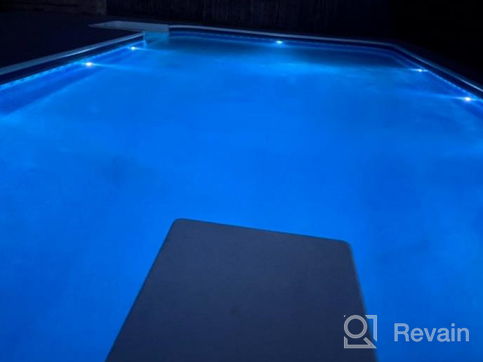 img 1 attached to Illuminate Your Pool Or Pond: Full Waterproof LOFTEK LED Lights With Remote RF, Magnets, And Suction Cups - Color Changing & Battery Operated (1 Pack) review by Bob Maldonado