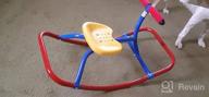 img 1 attached to Safe Home Playground Backyard Equipment For Kids: Rocking Horse Rocker Chair Seesaw Teeter Totter review by Jason Page