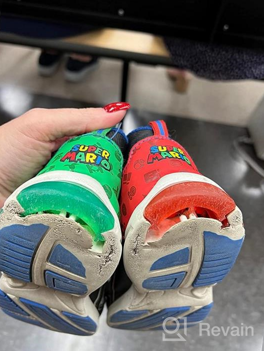 img 1 attached to 🕹️ Super Mario Brothers Sneaker Trainer Boys' Shoes: Level-up Your Style with Nintendo-Inspired Footwear review by Michael Santos