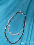 картинка 1 прикреплена к отзыву Women'S Braided Boho Coin Anklet Set - Waterproof Rope Friendship Foot Jewelry от George Ahmed