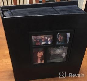 img 5 attached to 600 Pockets Photo Album: Ywlake 4X6 Extra Large Capacity Family Wedding Picture Albums, Holds 600 Horizontal & Vertical Photos - Black