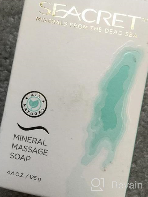 img 1 attached to SEACRET Natural Soap - Mineral Soap Bar With Dead Sea Minerals & Olive Oil For A Healthy Glowing Skin. 4.4 Oz review by Kaushik Hall