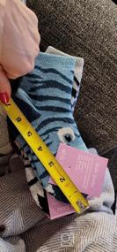 img 7 attached to Теплые и мягкие шерстяные носки для детей - милый анималистический дизайн, плотные термоноски для детей и малышей зимой.